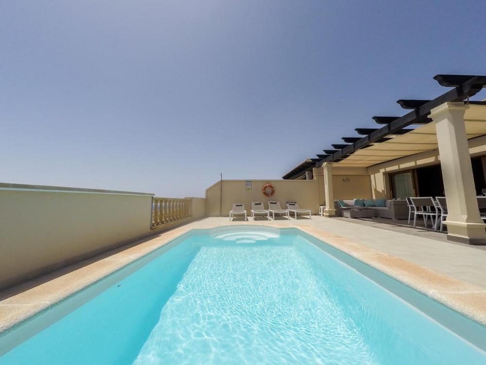 Luxurious Villa With Amazing Sea View And Pool Caleta De Fuste Dış mekan fotoğraf