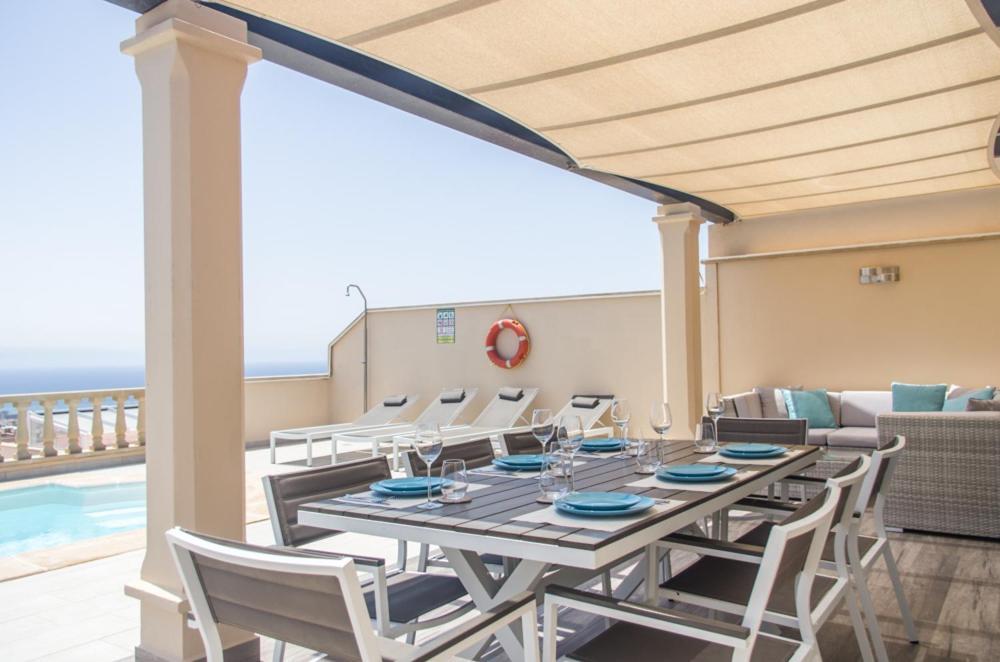 Luxurious Villa With Amazing Sea View And Pool Caleta De Fuste Dış mekan fotoğraf
