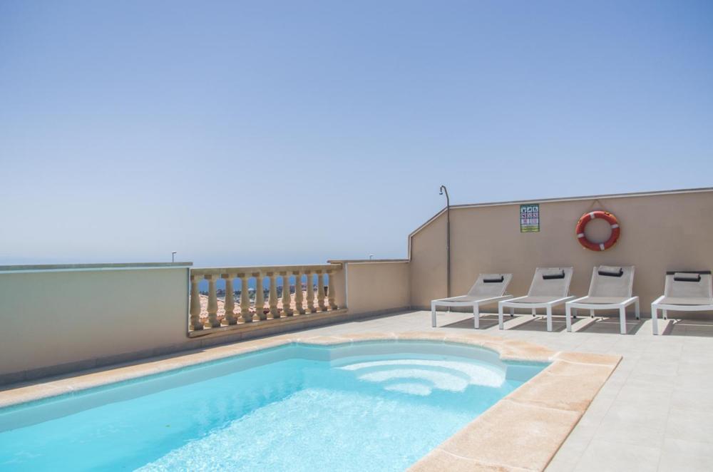 Luxurious Villa With Amazing Sea View And Pool Caleta De Fuste Dış mekan fotoğraf