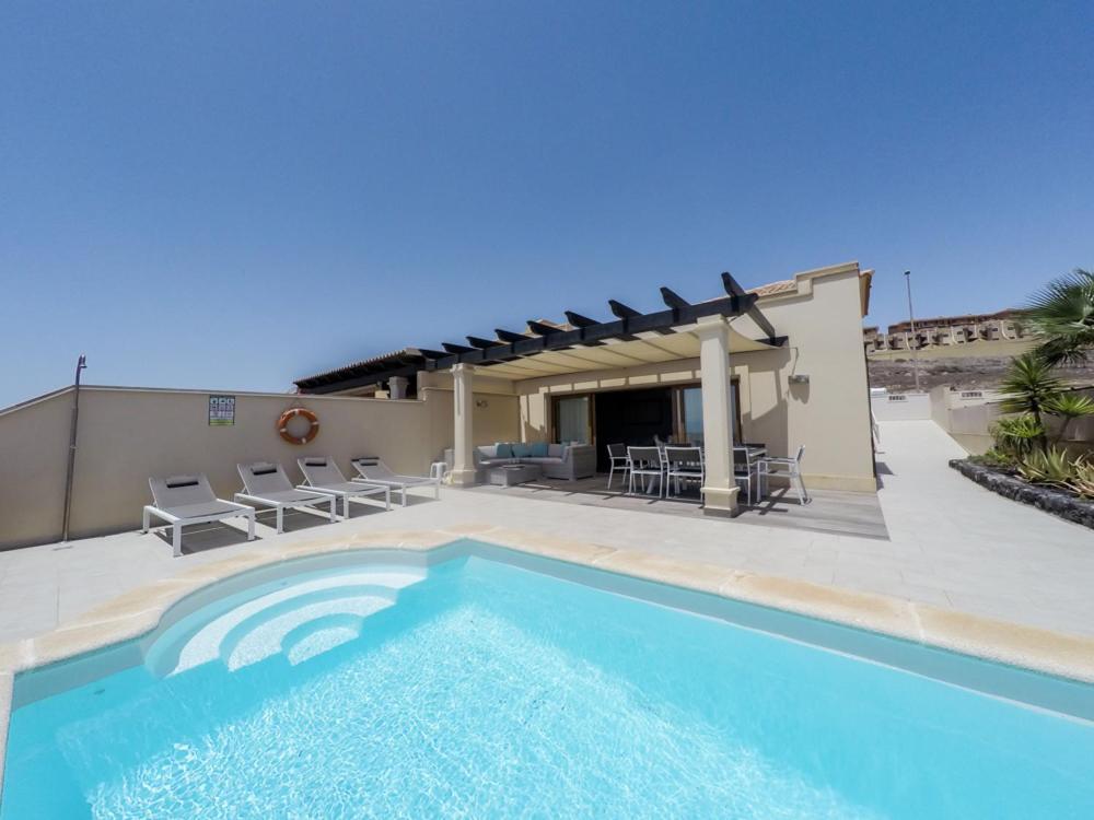 Luxurious Villa With Amazing Sea View And Pool Caleta De Fuste Dış mekan fotoğraf