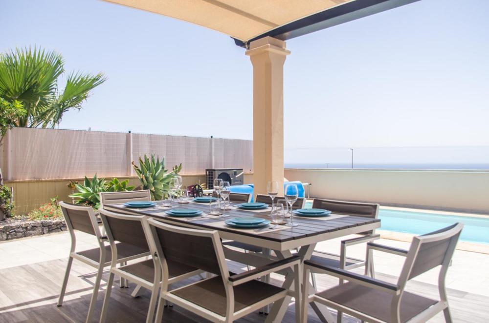 Luxurious Villa With Amazing Sea View And Pool Caleta De Fuste Dış mekan fotoğraf